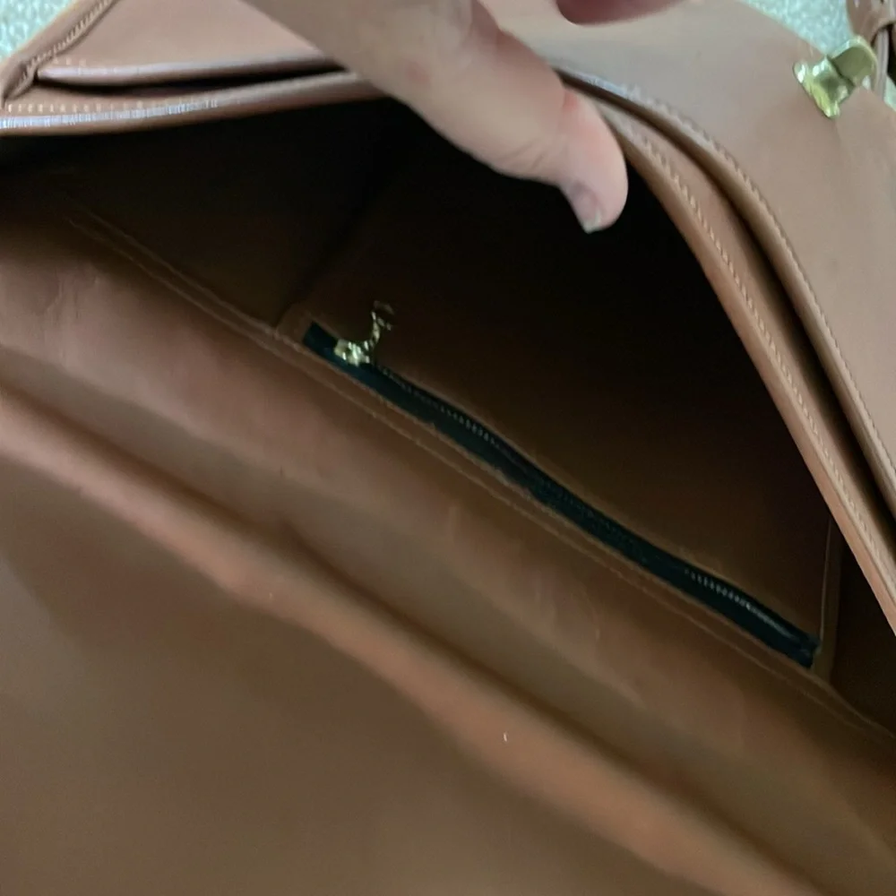 Coach Stewardess Style Leather briefcase - chestnut brown - Picture 8 of 11